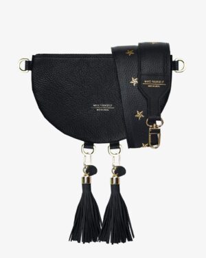 Torebka HALF MOON CLUTCH black SET I simple