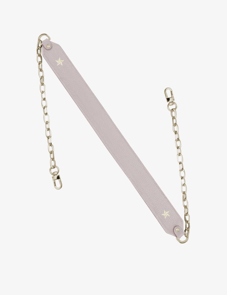 DŁUGI PASEK pink quartz chain 1