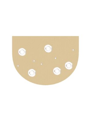 KLAPA do torebki Moon beige sand Circle