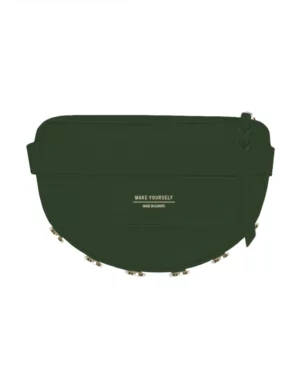 Skórzana torebka modułowa LUNA M Forest green marki Make Yourself bag