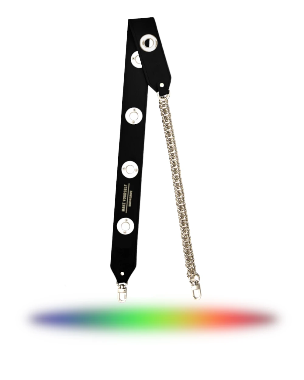 Długi pasek z łańcuszkiem do torebki I Curb Circle