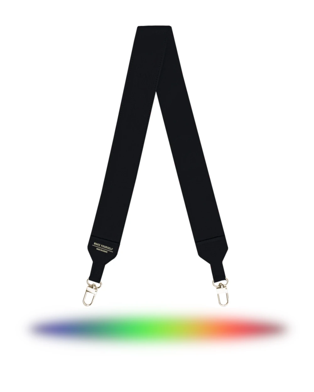 Skórzany długi szeroki pasek do torebki