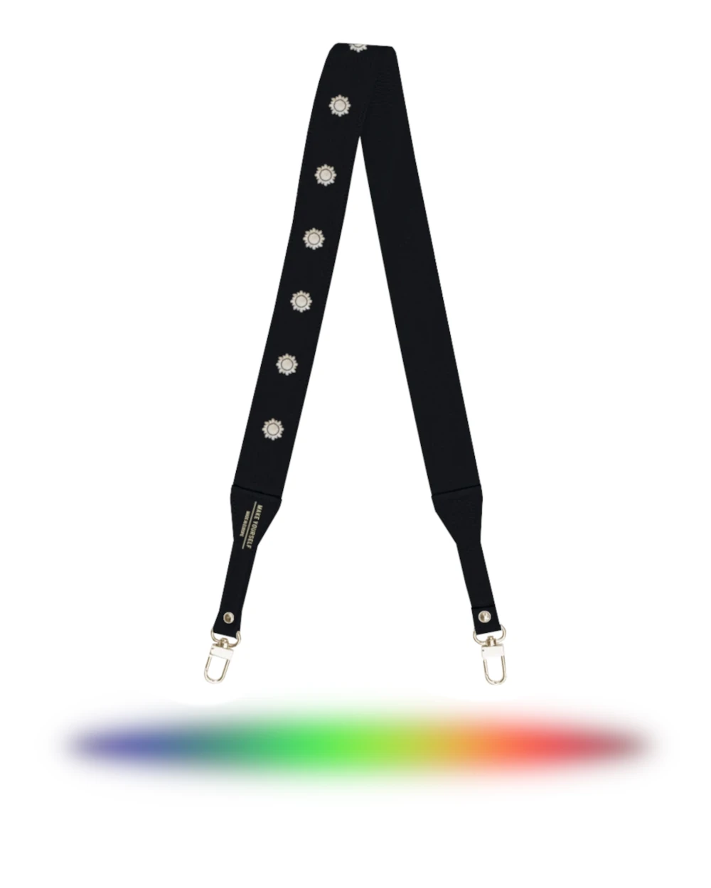 Skórzany długi szeroki pasek do torebki SLIM Sun