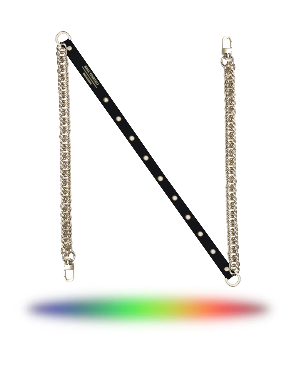 Wąski pasek łańcuszek do torebki THIN II Curb Drops