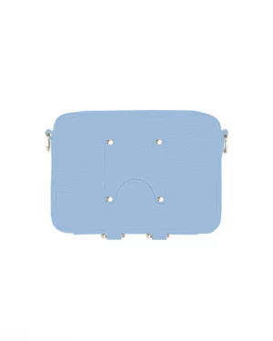 Błękitna personalizowana torebka listonoszka modułowa BABY CUBE topaz