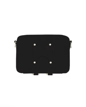 Czarna personalizowana torebka listonoszka modułowa BABY CUBE black
