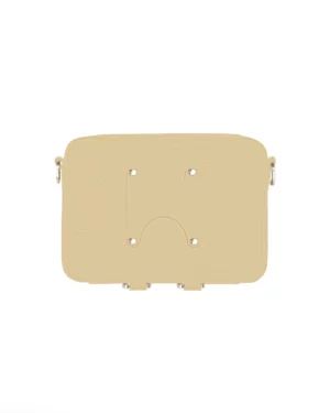 Piaskowa personalizowana torebka listonoszka modułowa BABY CUBE beige sand
