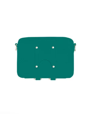 Szmaragdowa personalizowana torebka listonoszka modułowa BABY CUBE emerald