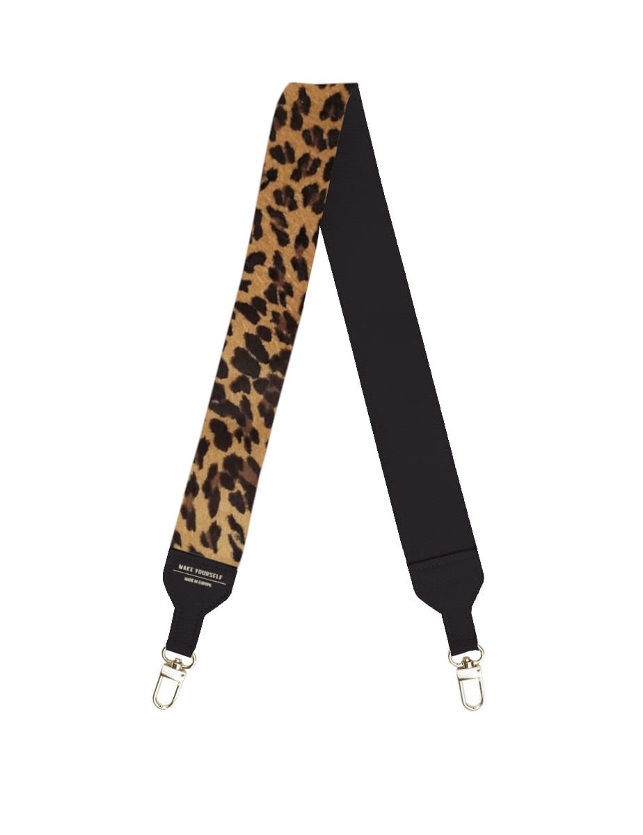 JAGUAR Skórzany długi szeroki pasek do torebki