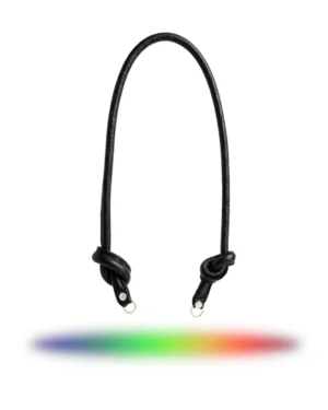 Skórzany wiązany pasek do torebki Knot Grain