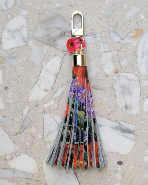 2 Frędzle skórzane do torebki SIMPLE Poppies