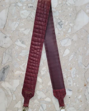 Skórzany długi pasek do torebki Royal Cro