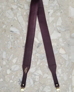 Skórzany długi pasek do torebki Sangria