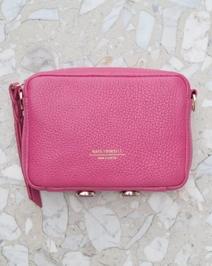 Mała skórzana torebka Baby Cube Orchid