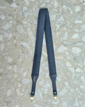 Skórzany długi pasek do torebki Dark Jeans