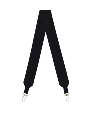 Długi pasek zamszowy Black Sesame