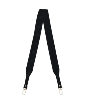 Długi pasek zamszowy Black Sesame SLIM Sun