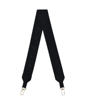 Długi pasek zamszowy Black Sesame Stars