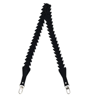 Długi pasek zamszowy Black Sesame Triangle