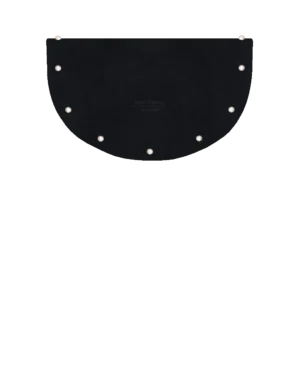 Wymienna klapa zamszowa Black Sesame Moon Drops