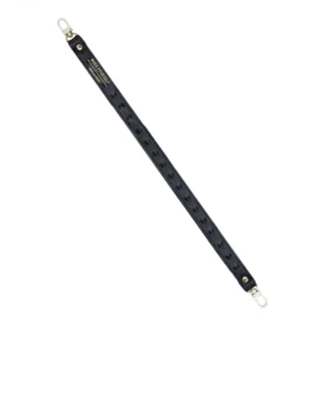 Skórzana rączka do torebki THIN Black Pyramid