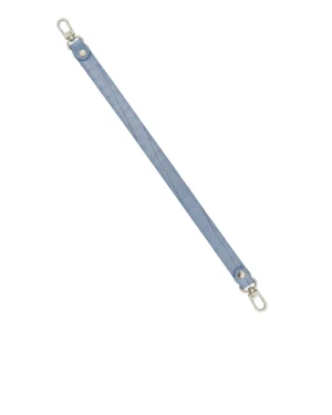 Skórzana rączka do torebki THIN Glossy Blue Cro