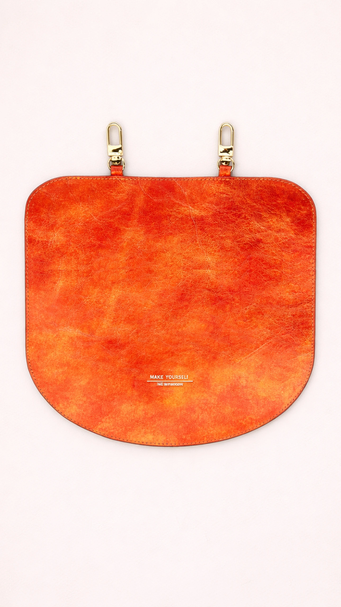 KLAPA skórzana MOON Orange Mirror