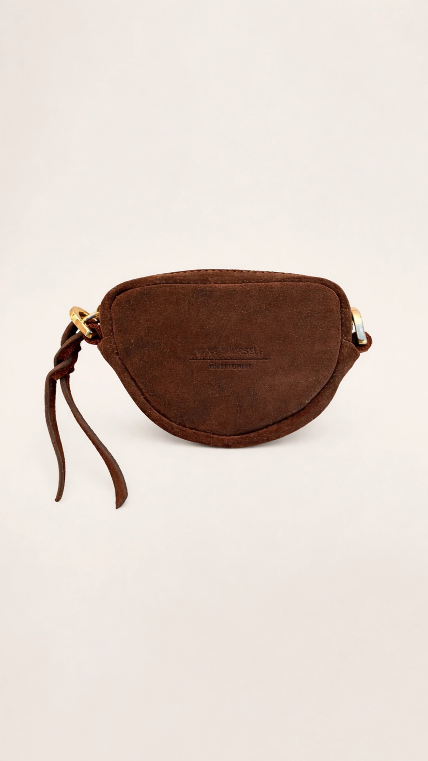 Skórzana torebka modułowa luna xs choco