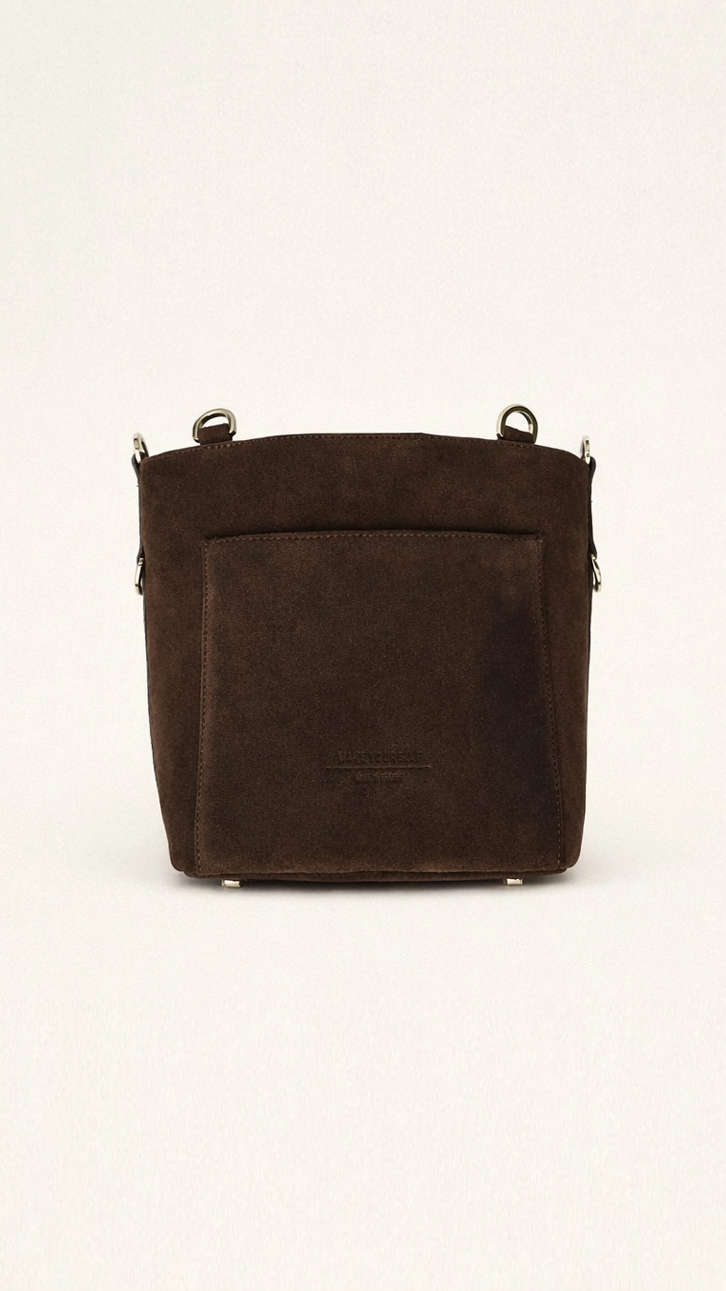 Skórzana torebka modułowa JUPITER M Choco