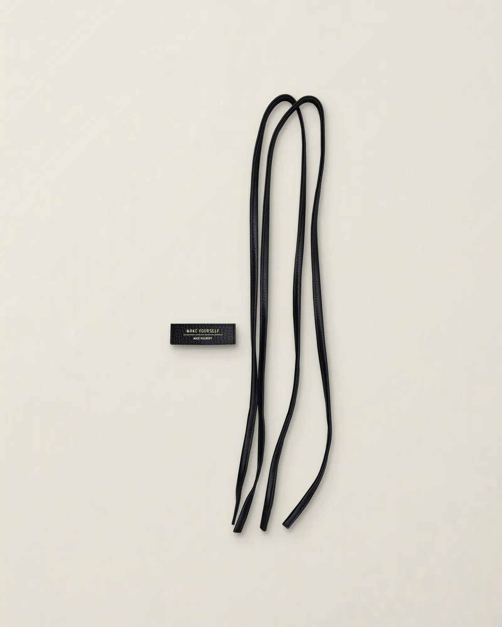 Wymienne skórzane troki do torby GALAXY Grain Black – Make Yourself