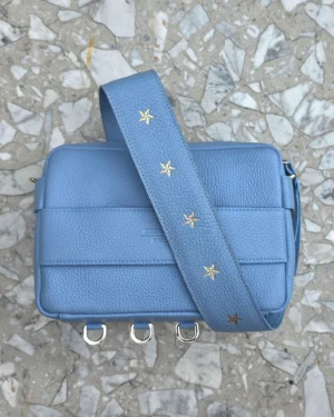 Outlet torebek skórzanych 5 Skórzana torebka pudełkowa Cube Topaz