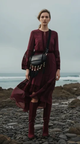 Kolekcja torebek Bocho Chic marki Make Yourself - sesja z modelką